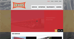 Desktop Screenshot of lexontransport.com